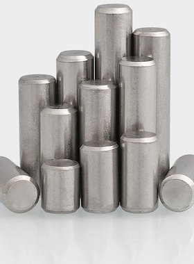 M1M1.5M2M2.5M3M4M5M6-M10 304不锈钢实心圆柱销子定位销钉固定销