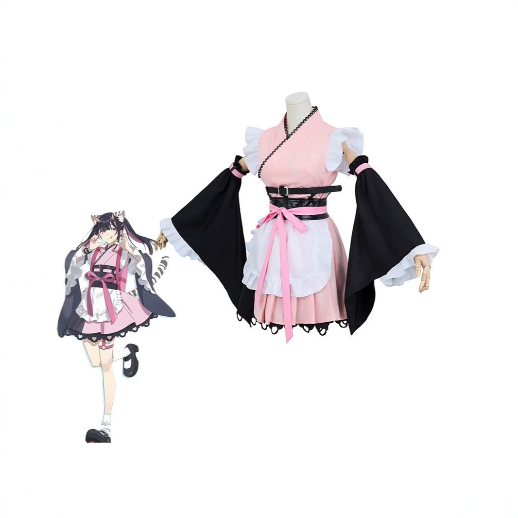 超时空辉夜姬cos驹沢乃依女仆套装月见千八代二次元动漫cosplay