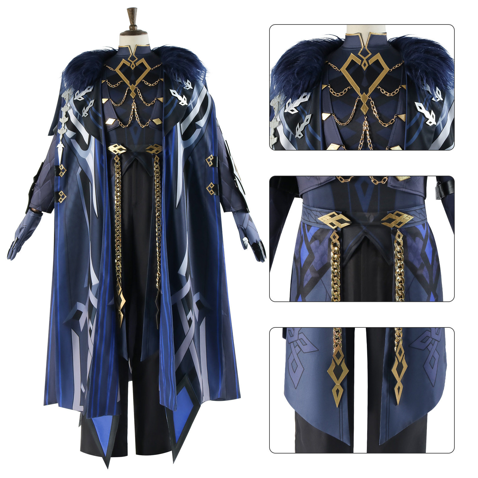 原神cos服愚人众执行官队长卡皮塔诺cosplay服装二次元动漫