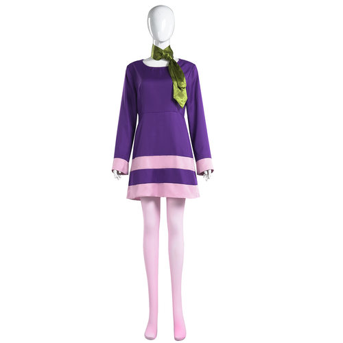 史酷比狗维尔玛cos服万圣节角色表演服Scooby-DooVelmacosplay