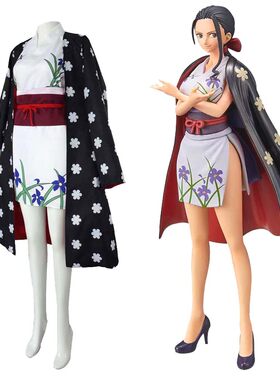 海贼王和之国妮可罗宾和服cos服万圣节海贼王娜美cos服装