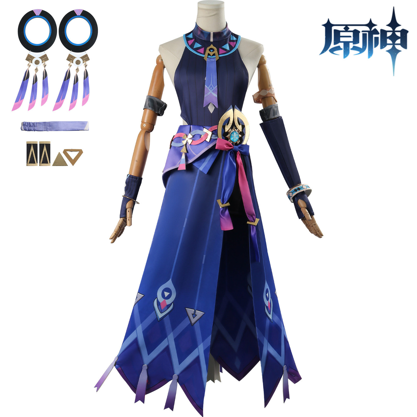 原神cos茜特菈莉cos服纳塔新角色呆萌少女二次元游戏扮演cosplay