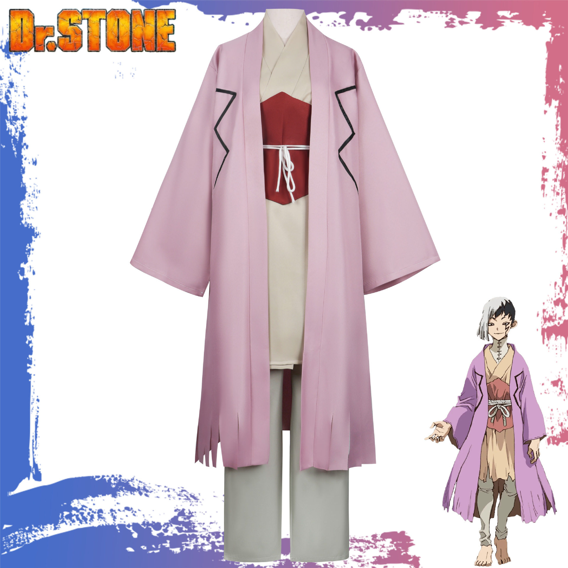 万圣节Dr.STONE石纪元cos服狮子王司浅雾幻古装琥珀cosplay服装