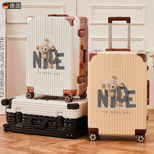 德国行李箱拉杆箱男大容量结实加厚耐用旅行箱女大学生登机密码箱