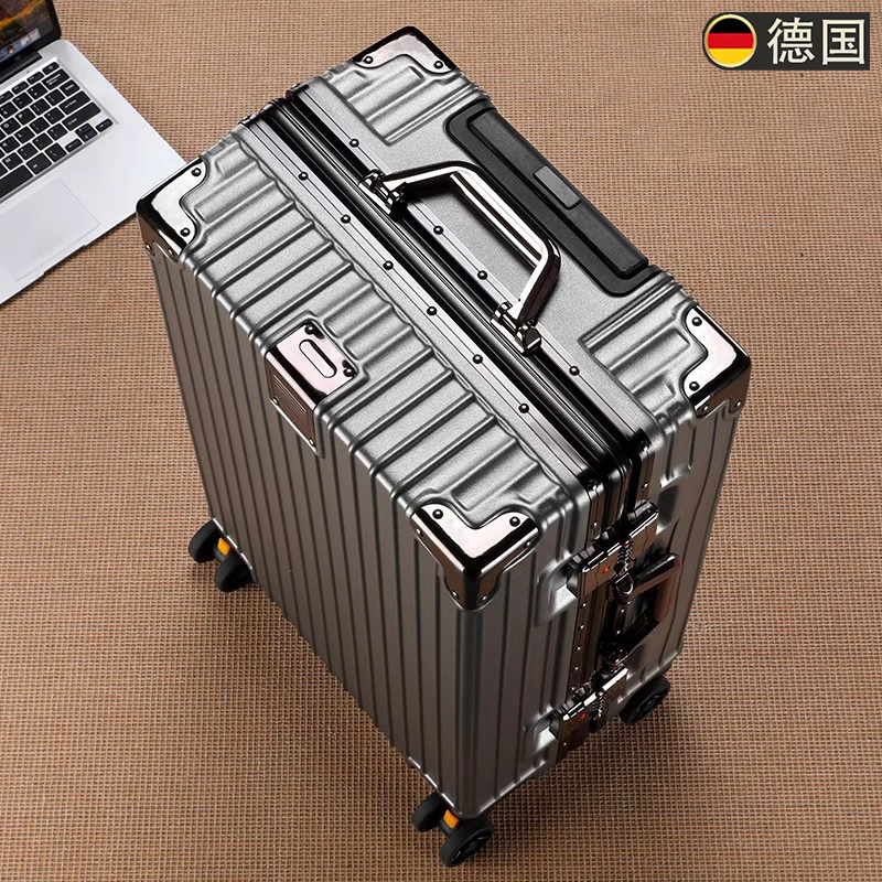 德国大容量静音铝框拉杆旅行箱
