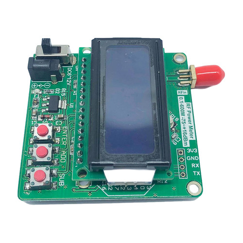 数显射频功率计 -75~+16dBm 超小型LCD自动背光可设定衰减  6-12V