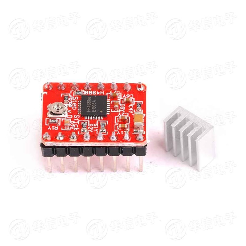 A4988步进电机驱动器3D打印机 Reprap2盎司排针已焊红板