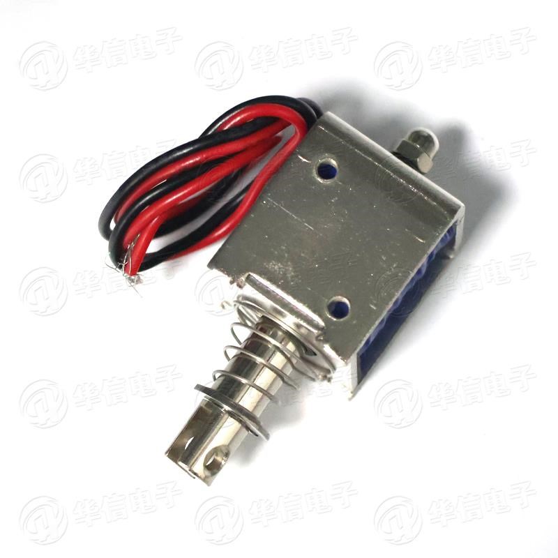 JF-0826B贯穿框架推拉式直流电磁铁DC12V24V6v行程10mm吸力150