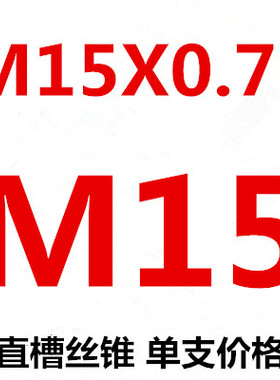 非标细牙丝锥丝攻M15M16M17M18 M19X0.5X0.75X1X1.25X1.5X1.75X2