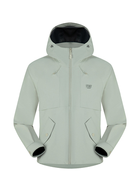 ITAT户外休闲运动徒步防风通勤硬壳外套冲锋衣连帽防水机能情侣款