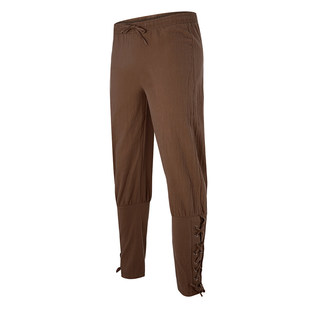 子欧美蒸汽朋克扮演裤 中世纪复古侧边绑腿长裤 话剧演绎cosplay裤