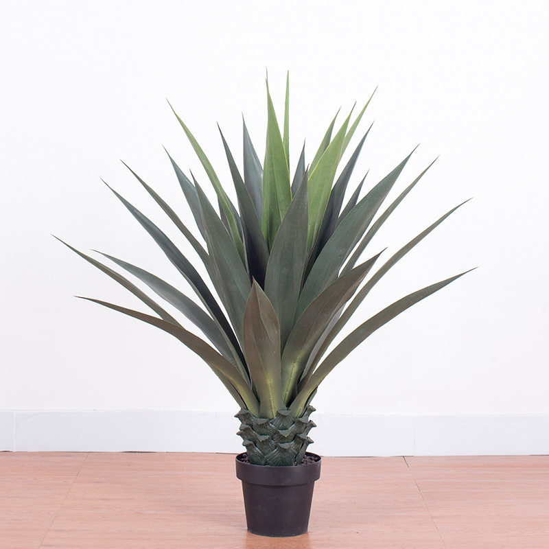 仿真龙舌兰盆景 剑麻剑兰盆栽 北欧人造绿植假树 厂家直销