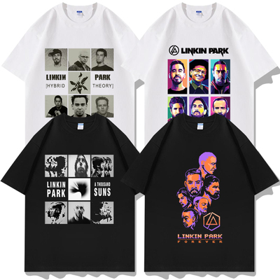 林肯公园linkinpark短袖T恤衣服