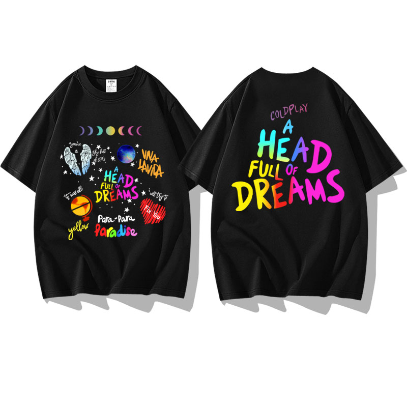 酷玩乐队coldplay短袖T恤衫衣服