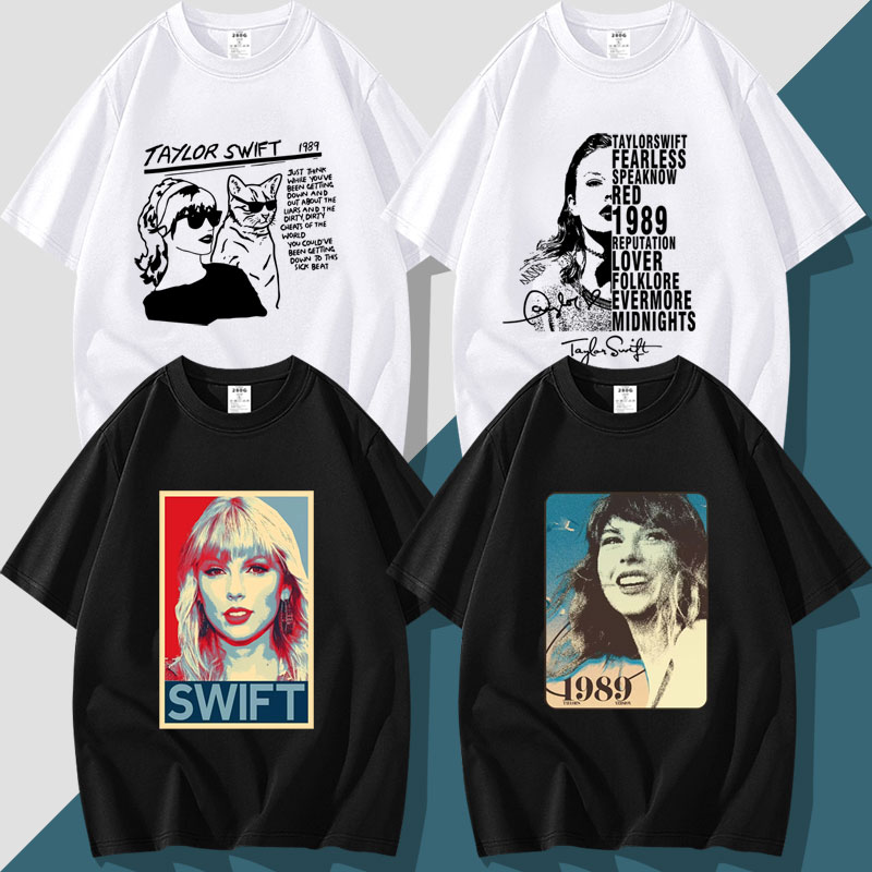 泰勒斯威夫特霉霉演唱会T恤衣服