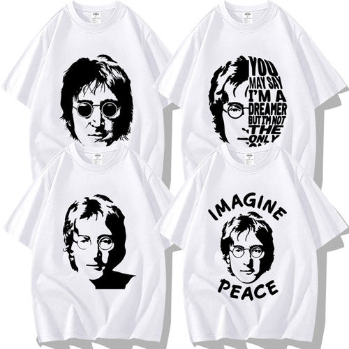 TheBeatles约翰列侬披头士T恤