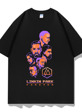 林肯公园linkinpark时尚休闲摇滚短袖T恤衣服体恤半袖打底文化衫