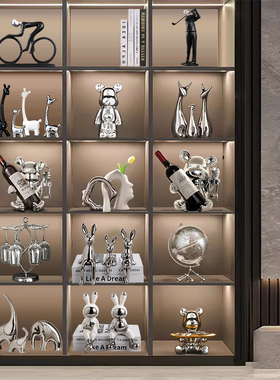 快速发货高档f酒柜装饰品摆件客厅家居电视柜办公室轻奢高级感乔