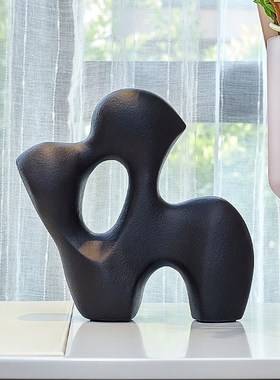 快速发货北欧现代极简抽象艺术摆件客厅玄K关电视柜酒柜设计师软