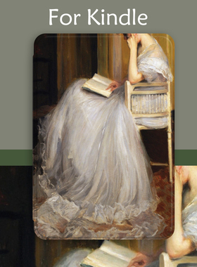 白裙少女油画kindlepaperwhite6保护套22/24青春版kpw5定制oasis