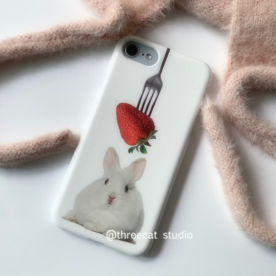 iphone17pro刀叉草莓兔子菲林壳