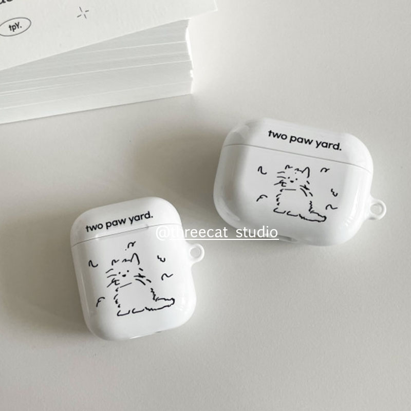 ins设计fluffy猫airpods4耳机套