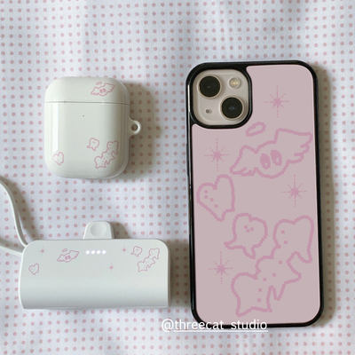 艺术像素天使iphone17手机壳