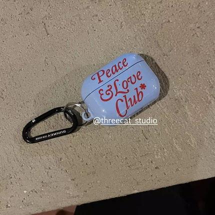 韩ins设计少女心浪漫英文pro3进口4代菲林耳机壳适用于苹果1/2/3/4代airpods pro2保护套airpods 4代硬亮