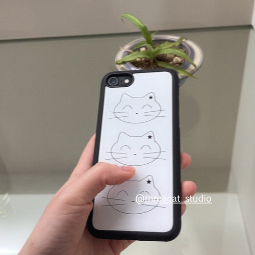 简约三只猫咪iphone17PRO手机壳