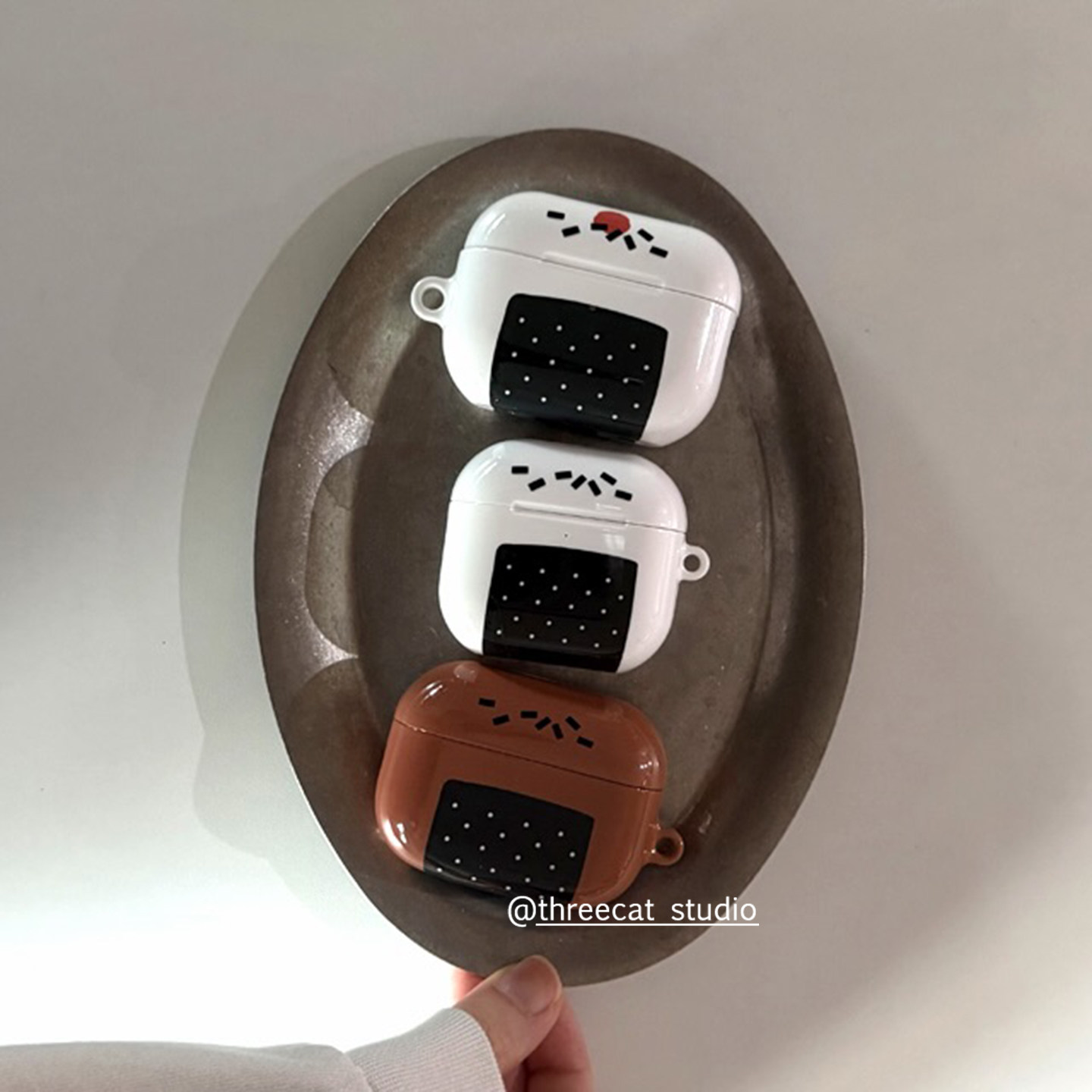 日式可爱软萌海苔饭团耳机套