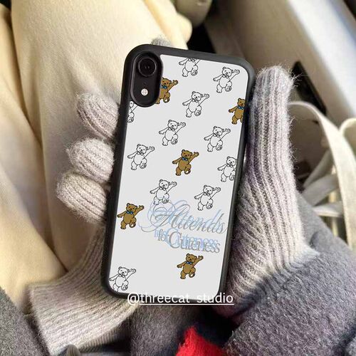 小熊英文iphone17pro手机壳