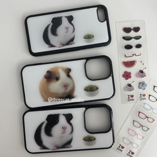 呆萌豚鼠荷兰猪17promax手机壳