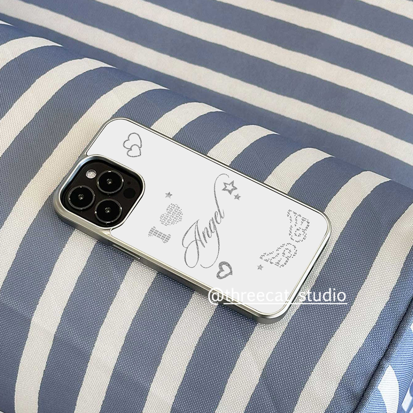 像素天使英文翅膀爱心17手机壳