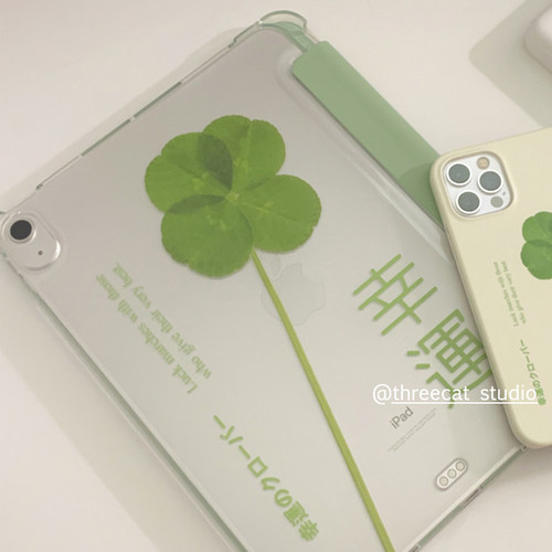 苹果ipadair7保护套四叶草