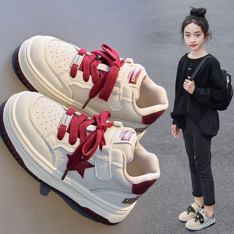 netx sara女童运动鞋2025春秋新款儿童软底鞋子女孩时尚休闲板鞋