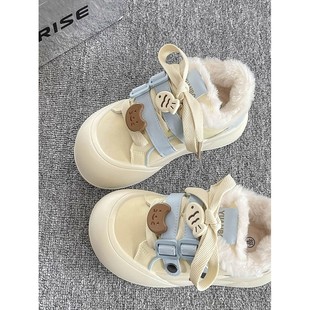 英国DHWA板鞋女款2025秋冬百搭小众不撞款鞋厚底小白鞋休闲面包鞋