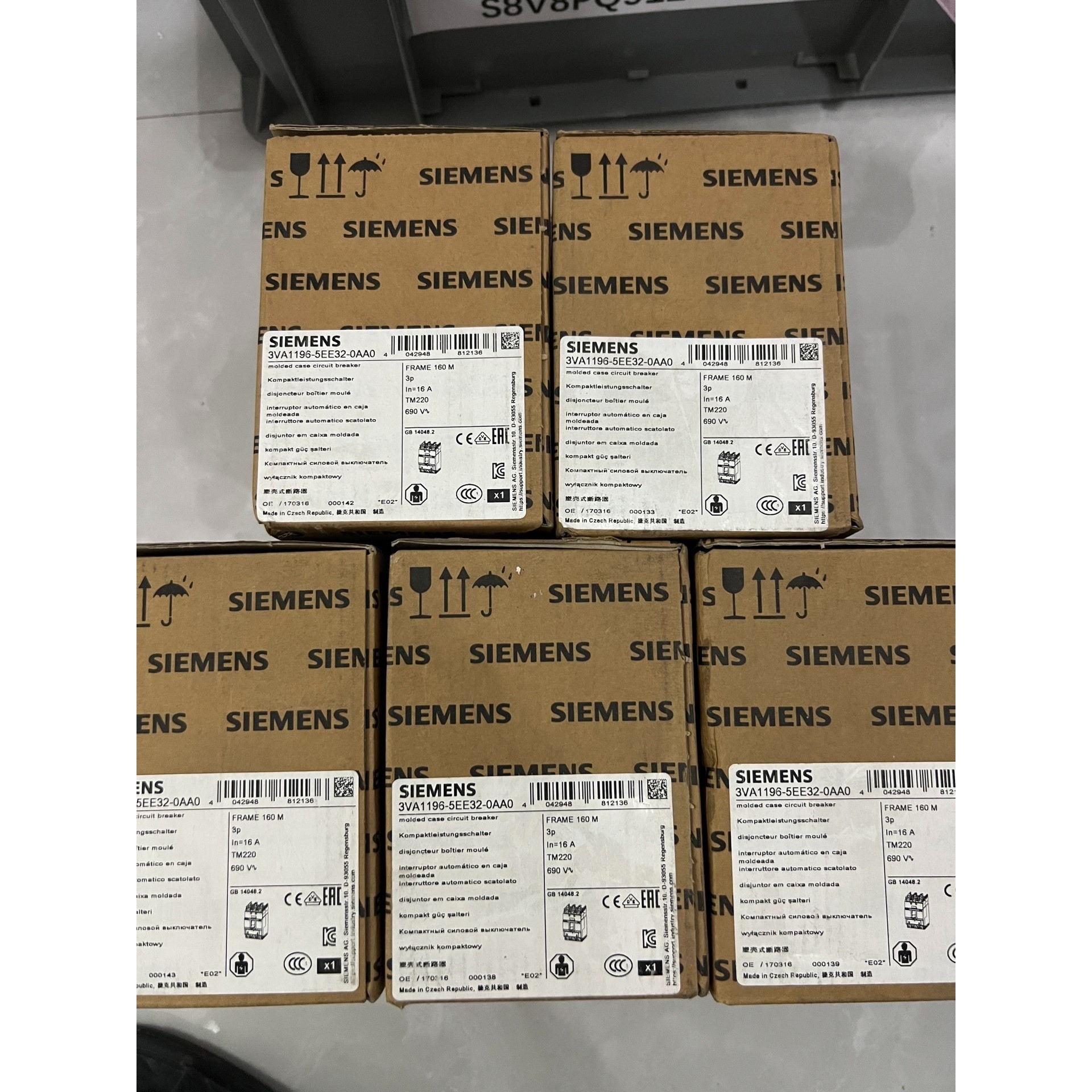 3VA塑壳断路器 3VA1196-5EE32-0AA0