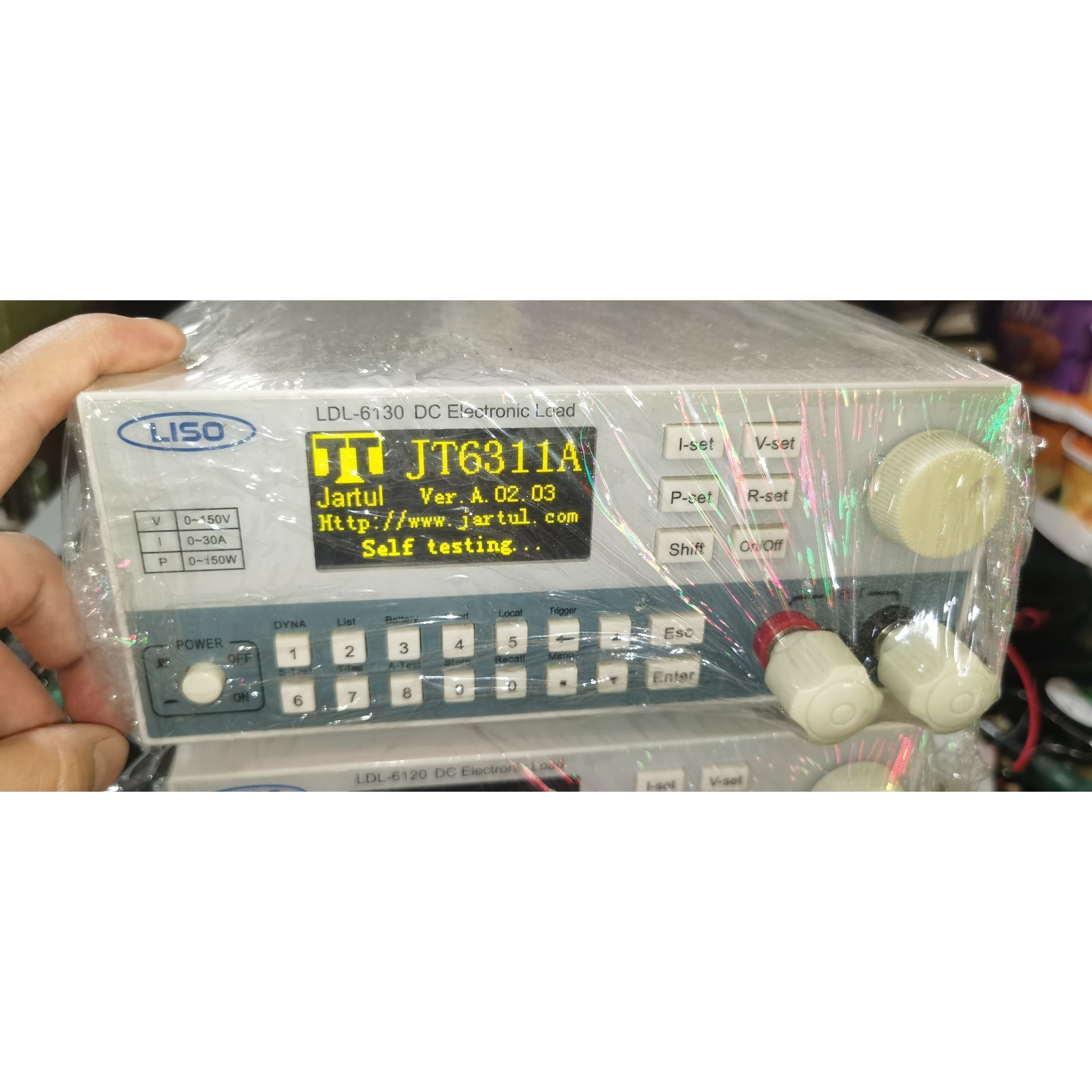 嘉拓电子负载JT6311A(贴的liso LDL6130,1