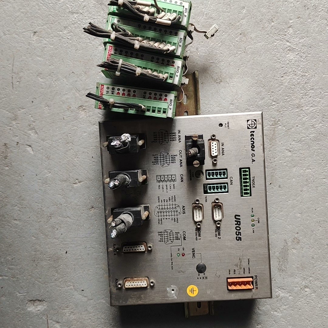 TECNOS G.A.银瑞UR055玻璃切割机控制器H2UR