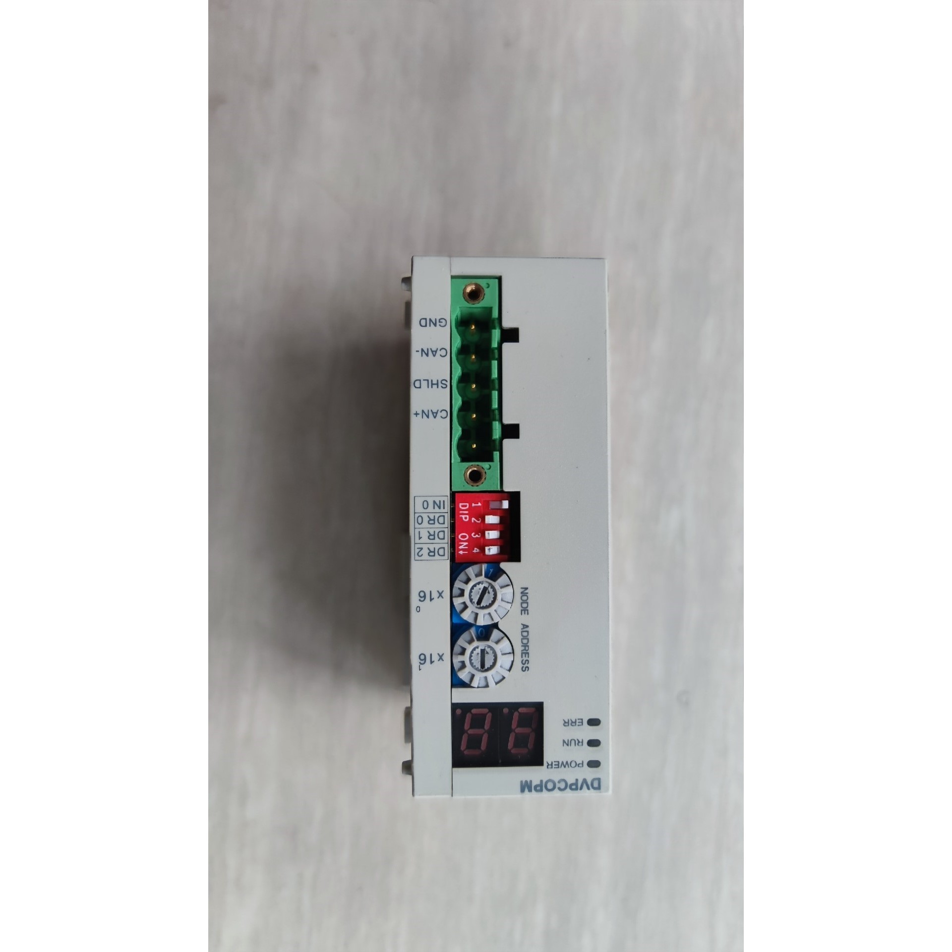 台达PLC左侧扩展模块DVPCOPM-SL成色实物图,功能正