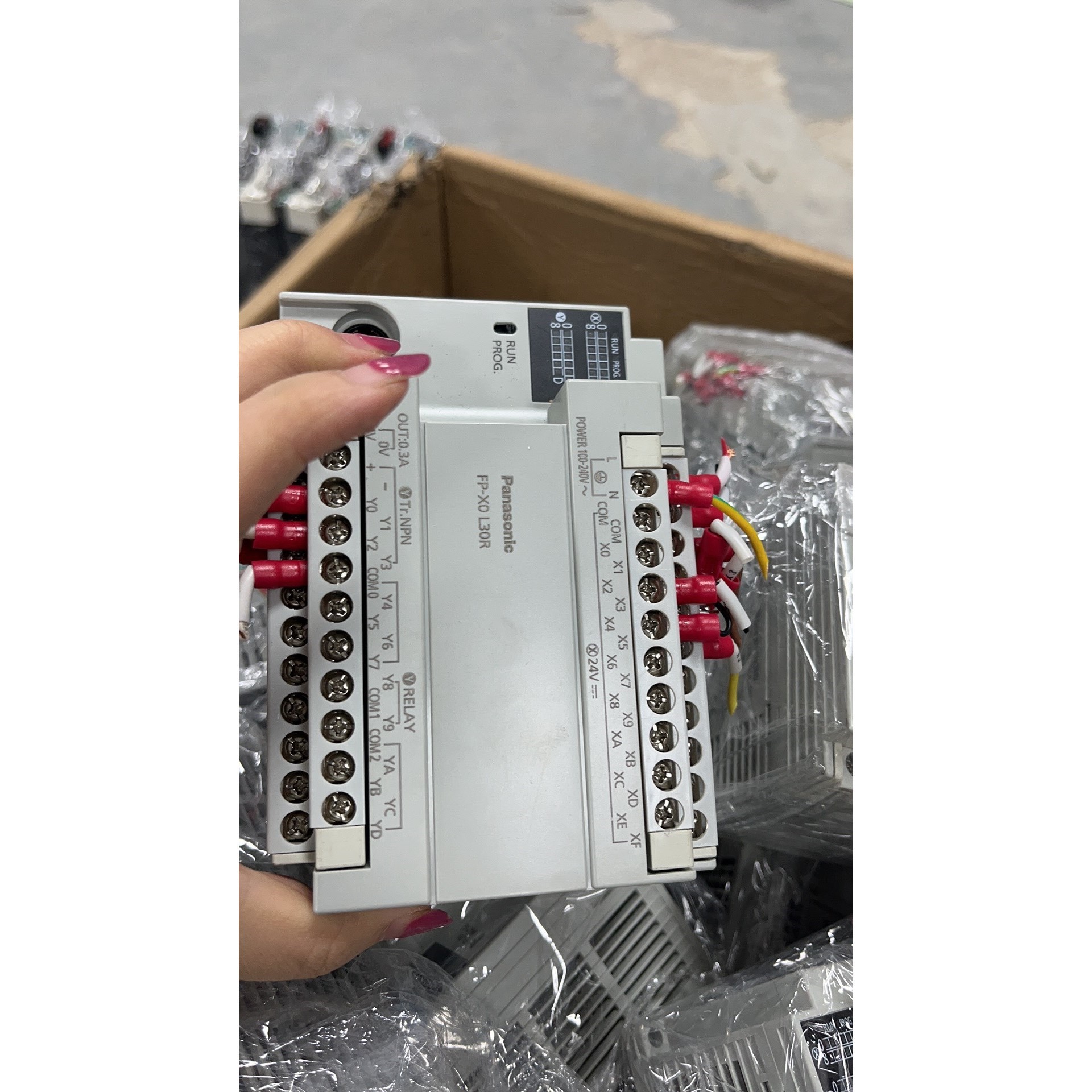 二手拆机plc afpxol30r-f afpx0l30