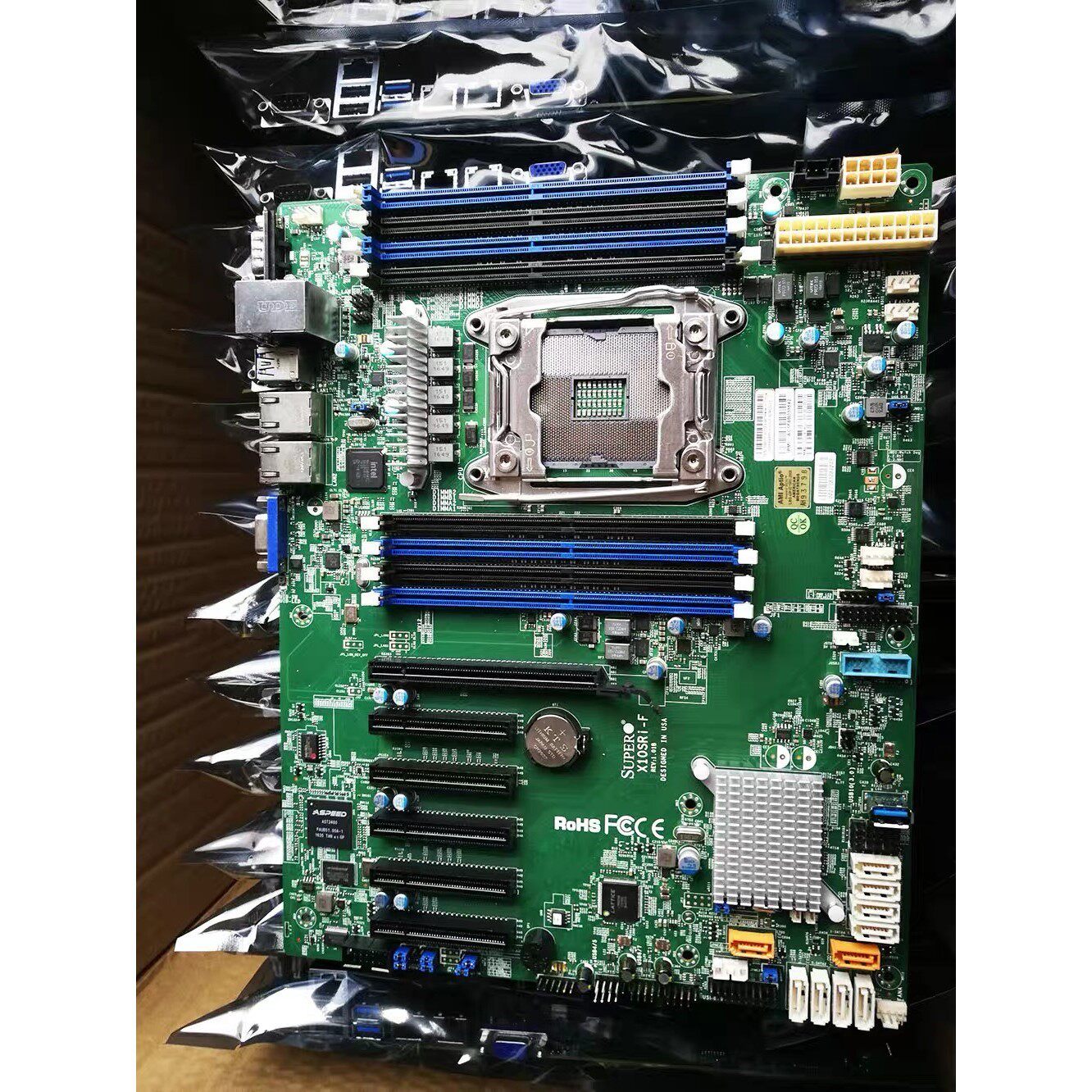 原装超微 X10SRL-F 2011 V3V4单路服务器主板