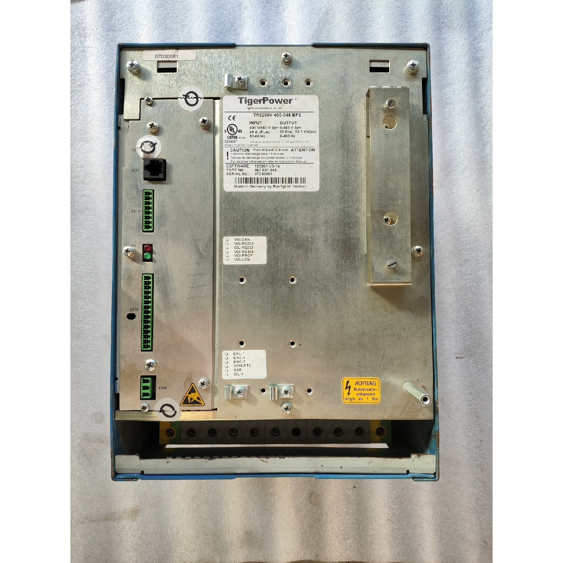 TP2200V 400-045 BF2 TigerPower