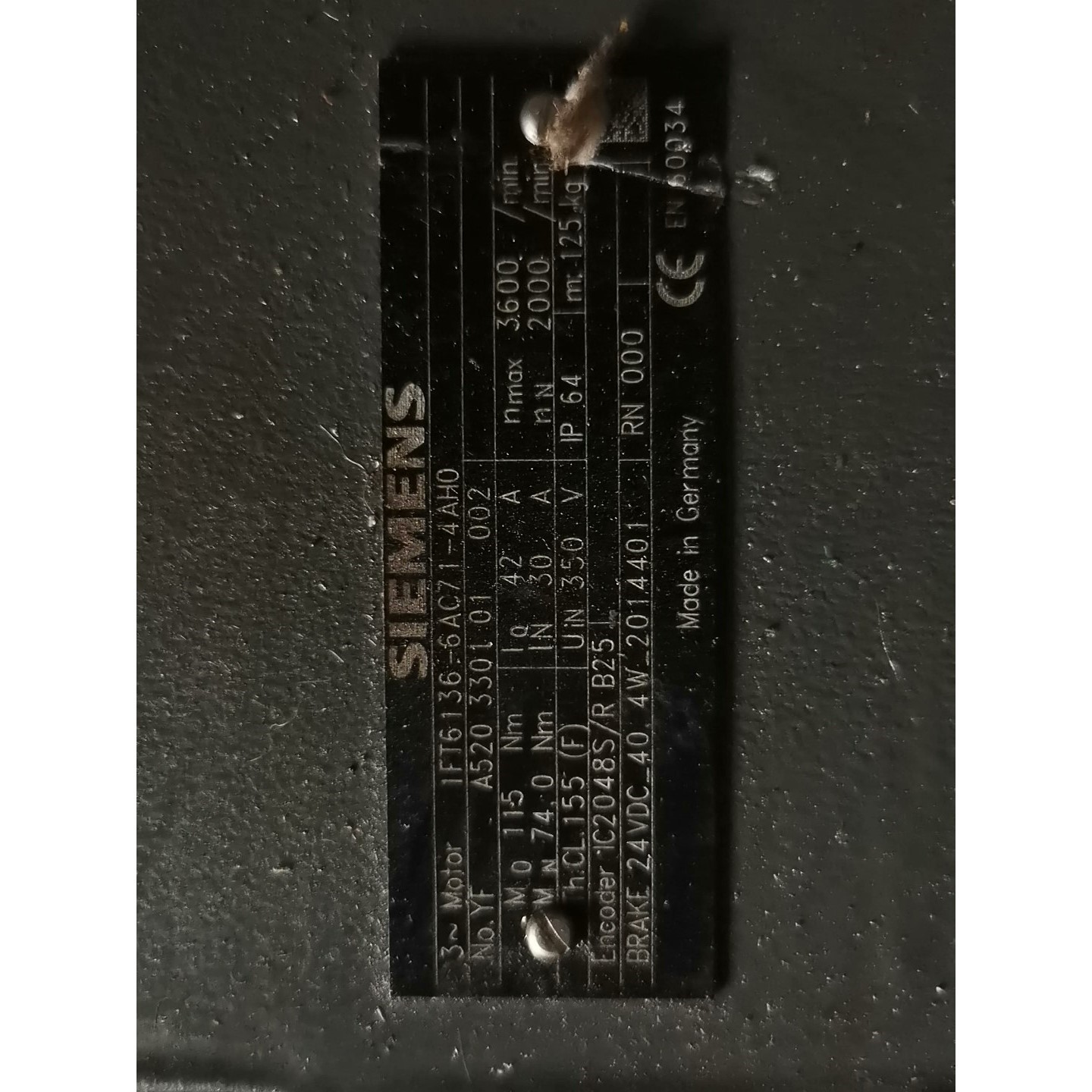 伺服电机1FT6136-8AC71-4AH0,德国原装