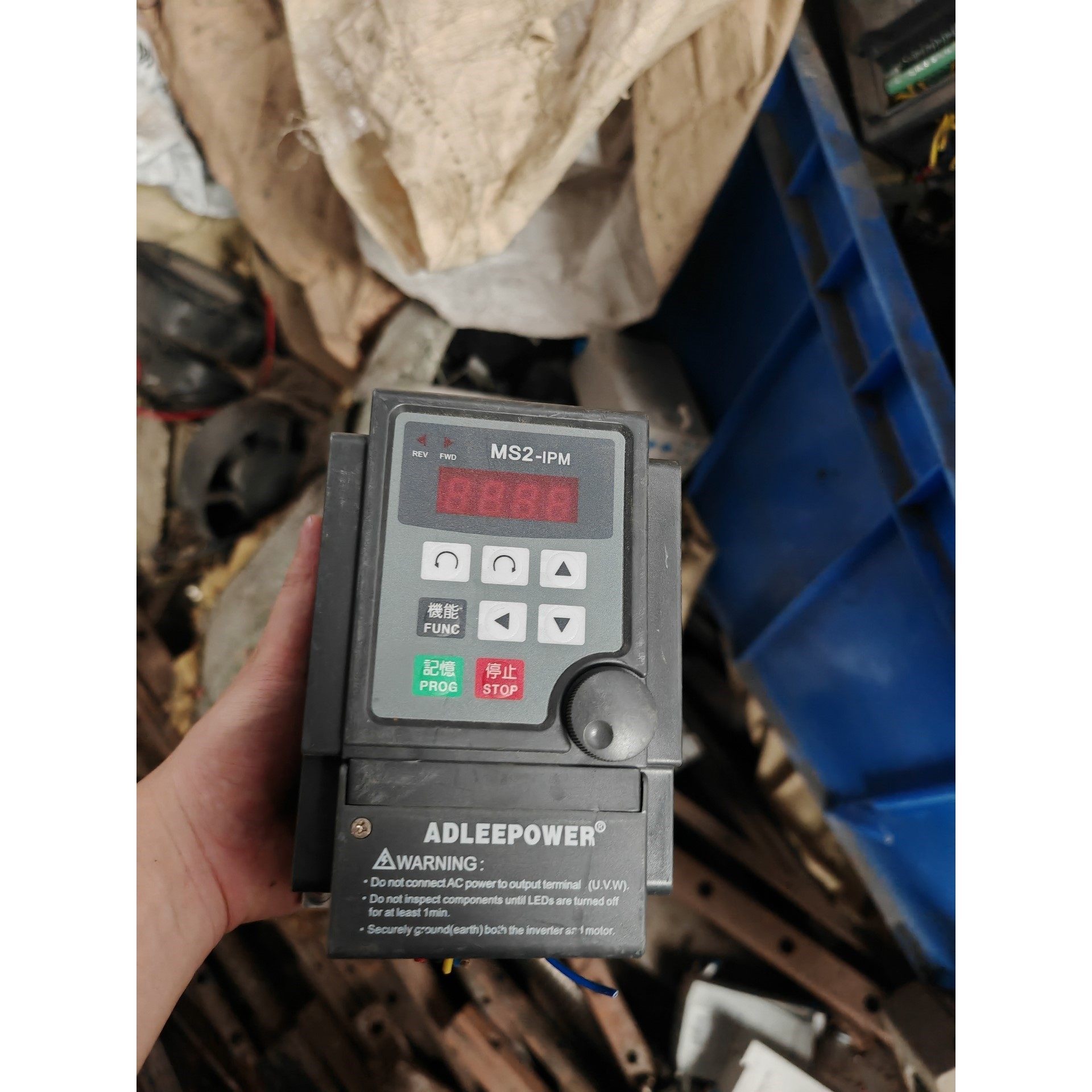 爱德利变频器MS2-IPM,220V单相,功率0.2kw.原