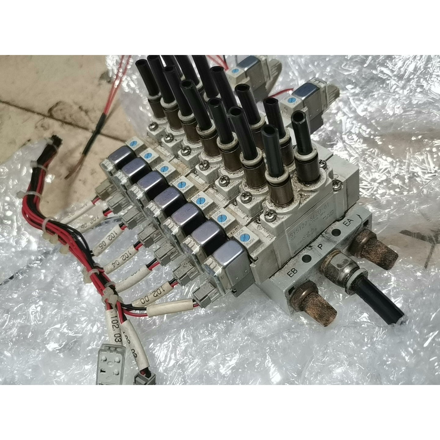 拆机二手sy5120一5lzd一01电磁阀   线圈电压24