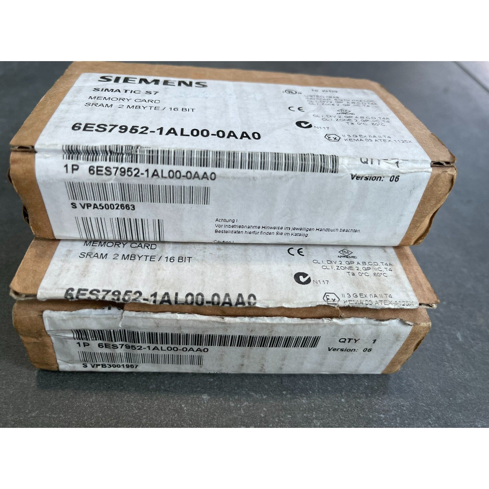 6ES7952-1AL00-0AA0 RAM存储卡2M