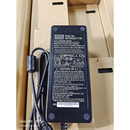 台湾明纬GST90A24-P1M电源适配器,24V输出,3.