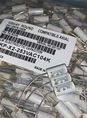 全新VISHAY 0.1UF 253VAC 代 104 (4