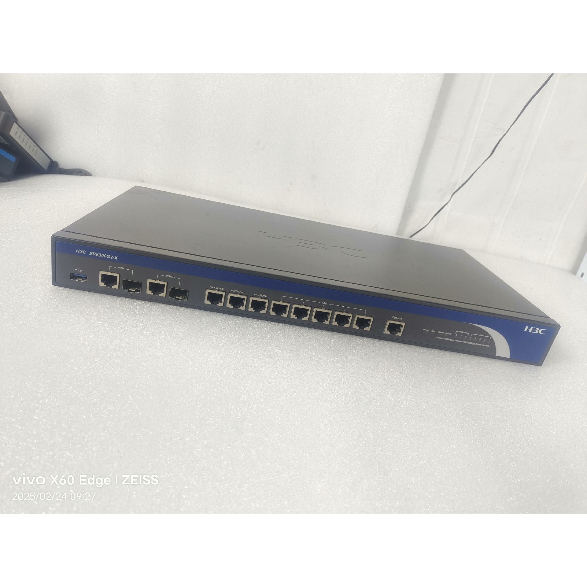 二手 H3C ER8300G2-X企业级千兆路由器,8口全千